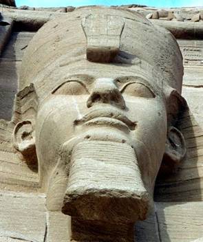 Ramesses II, 3rd Pharaoh of the 19th Dynasty, reigned ca. 1279-1213 B.C.E.,  Abu Simbel Temples, Nubia, Egypt